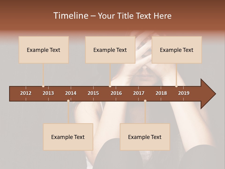 Ceylon Background Leaf PowerPoint Template