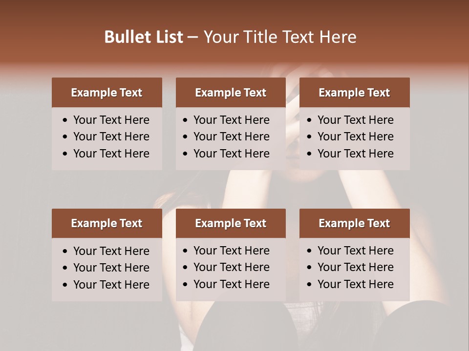 Ceylon Background Leaf PowerPoint Template