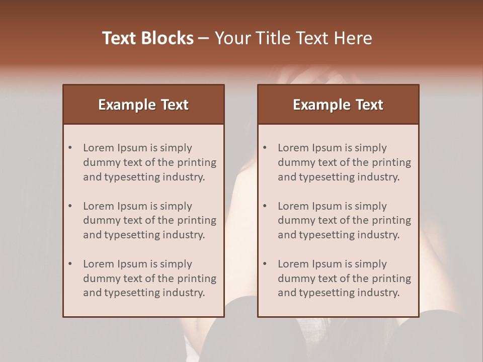 Ceylon Background Leaf PowerPoint Template