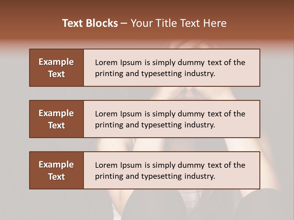 Ceylon Background Leaf PowerPoint Template