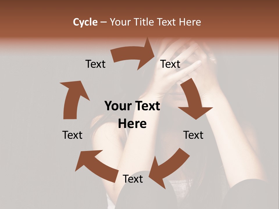 Ceylon Background Leaf PowerPoint Template