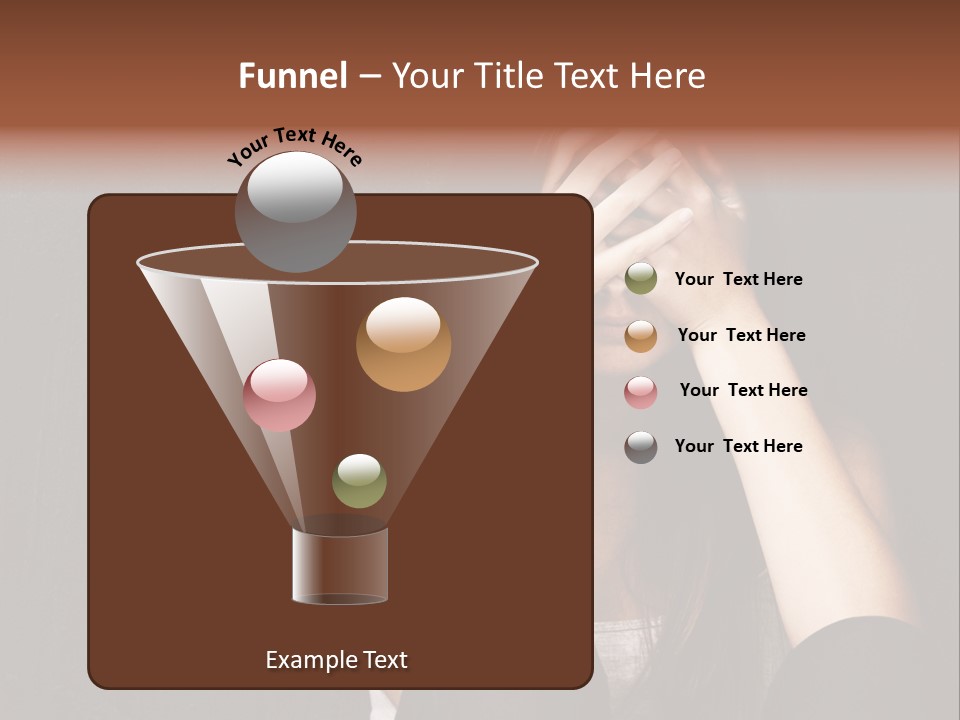 Ceylon Background Leaf PowerPoint Template