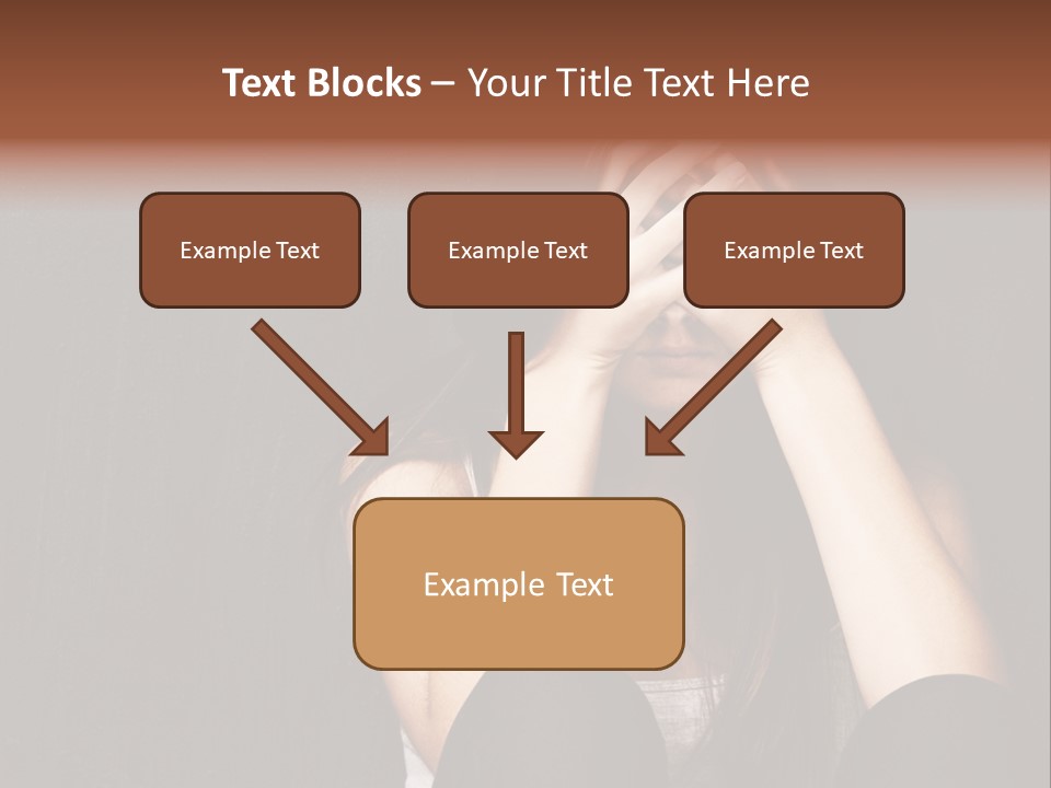 Ceylon Background Leaf PowerPoint Template