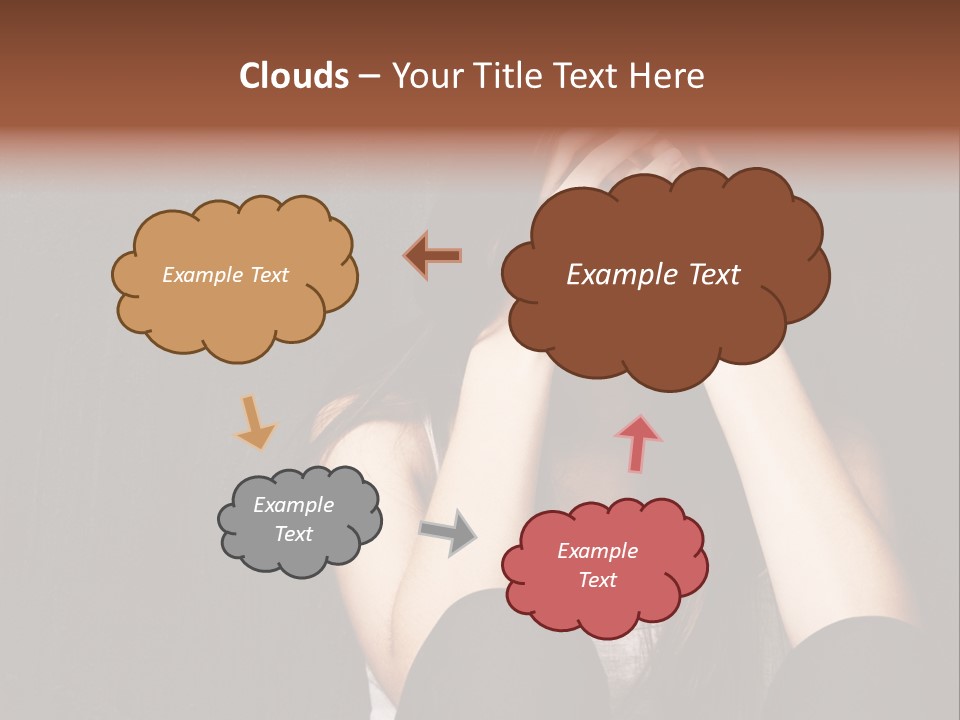 Ceylon Background Leaf PowerPoint Template