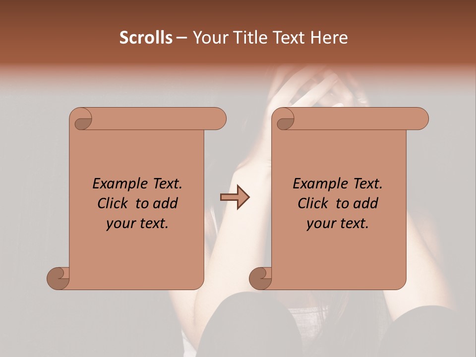 Ceylon Background Leaf PowerPoint Template