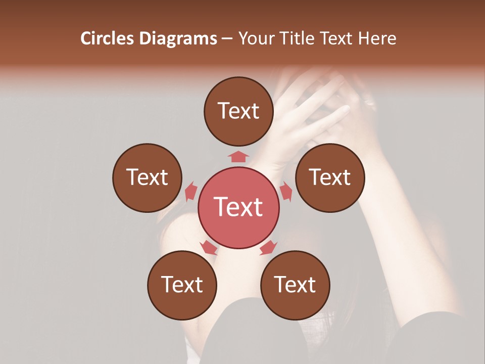 Ceylon Background Leaf PowerPoint Template