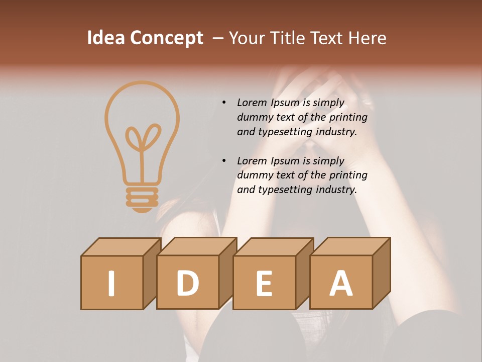 Ceylon Background Leaf PowerPoint Template