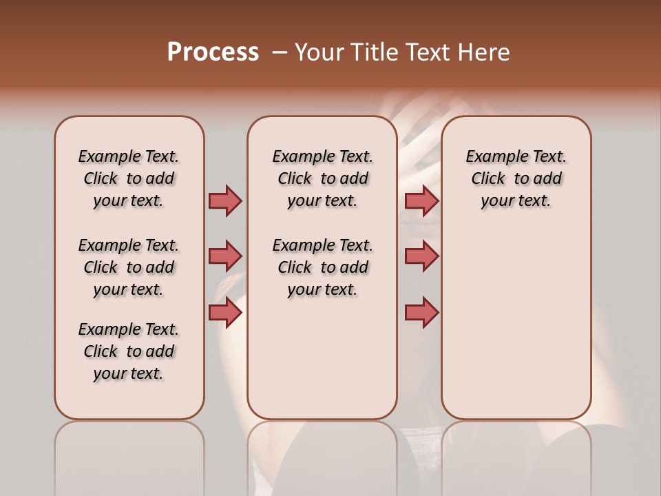 Ceylon Background Leaf PowerPoint Template