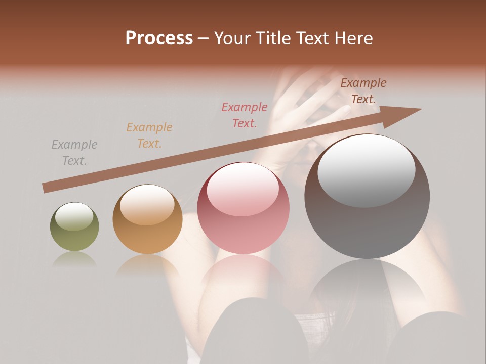 Ceylon Background Leaf PowerPoint Template