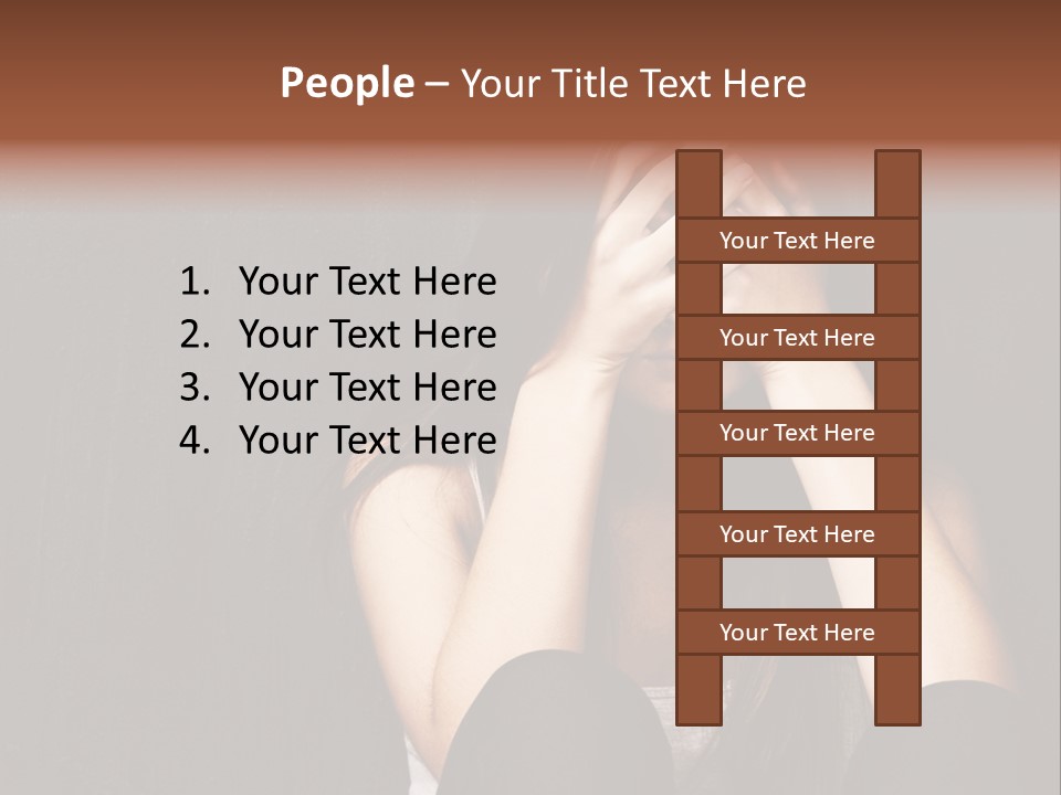 Ceylon Background Leaf PowerPoint Template