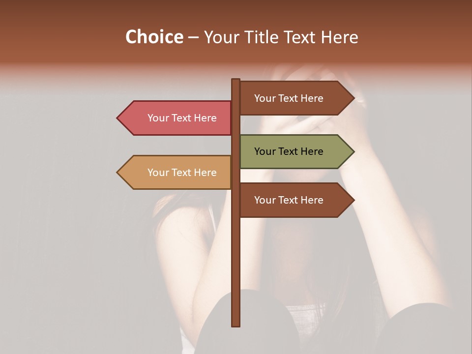 Ceylon Background Leaf PowerPoint Template