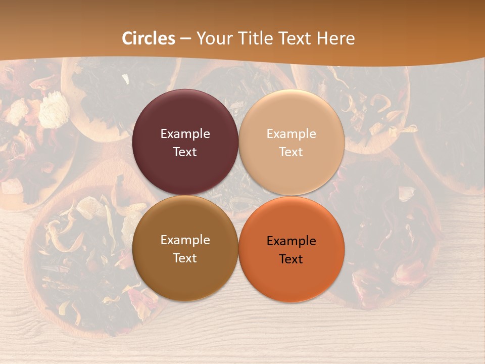 Ceylon Background Leaf PowerPoint Template