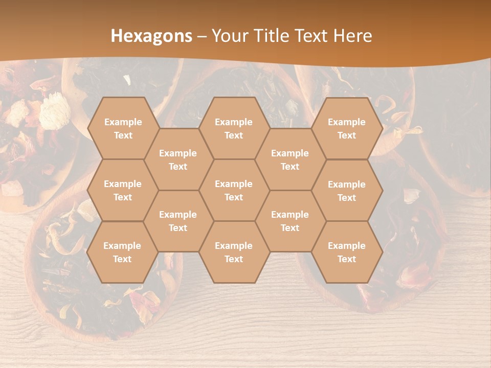 Ceylon Background Leaf PowerPoint Template