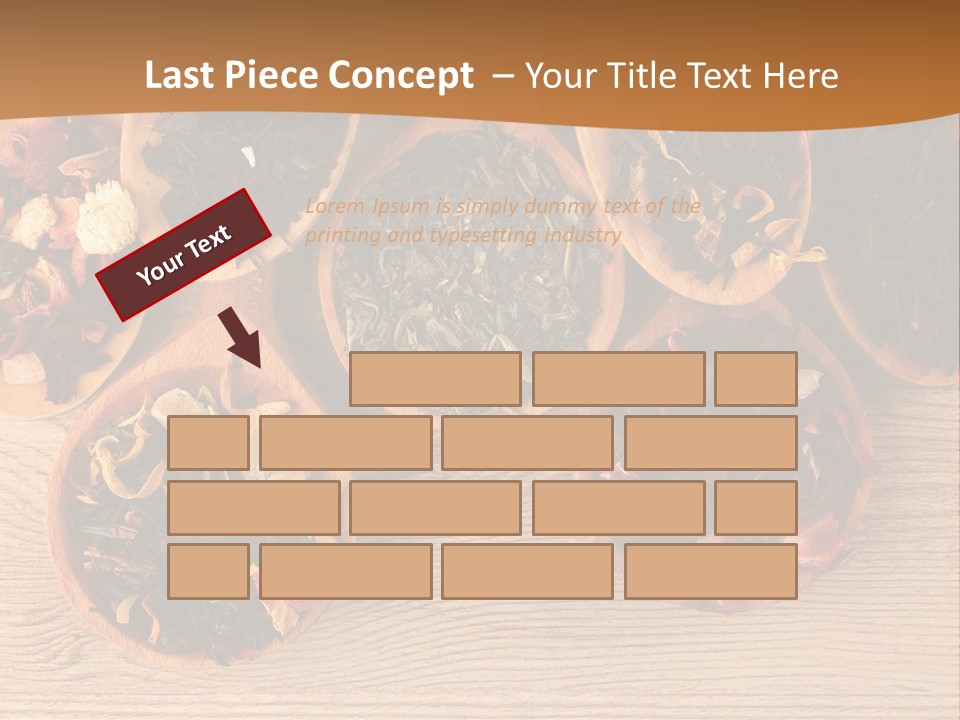 Ceylon Background Leaf PowerPoint Template