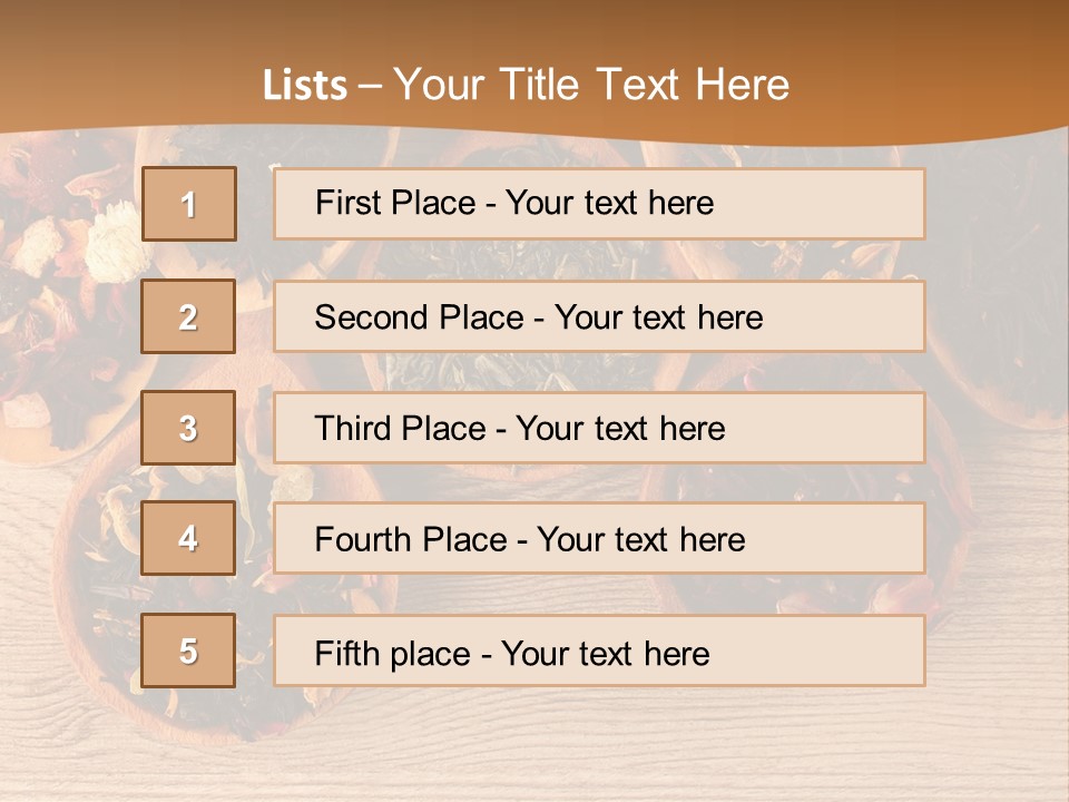 Ceylon Background Leaf PowerPoint Template