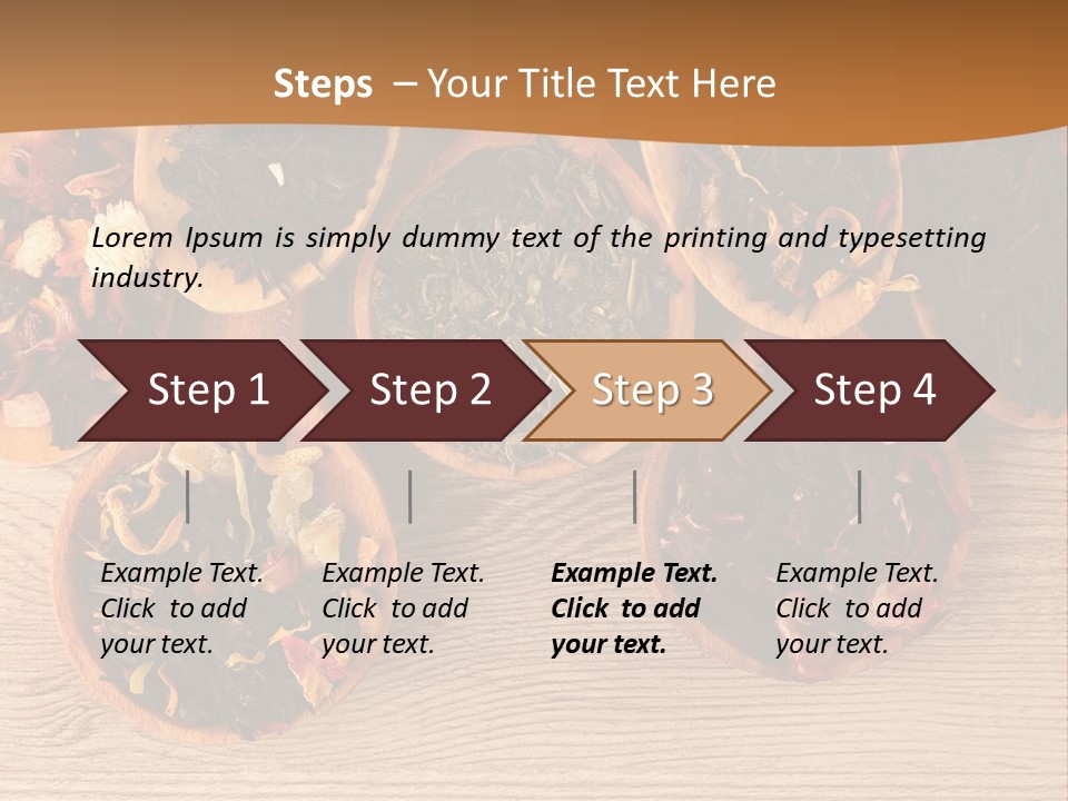 Ceylon Background Leaf PowerPoint Template