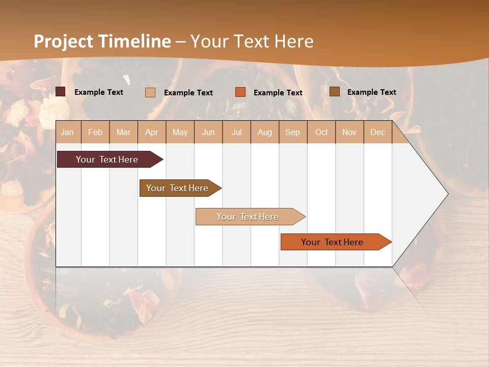 Ceylon Background Leaf PowerPoint Template