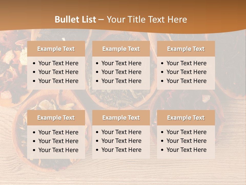 Ceylon Background Leaf PowerPoint Template