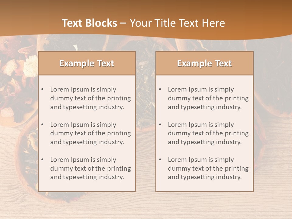 Ceylon Background Leaf PowerPoint Template