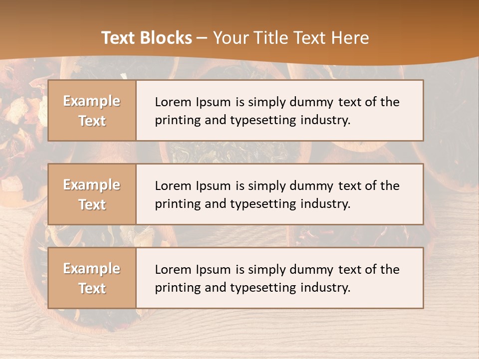 Ceylon Background Leaf PowerPoint Template