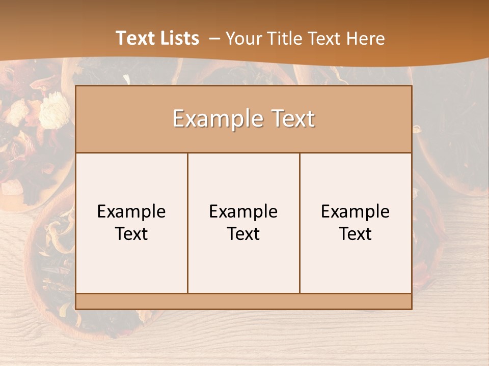 Ceylon Background Leaf PowerPoint Template