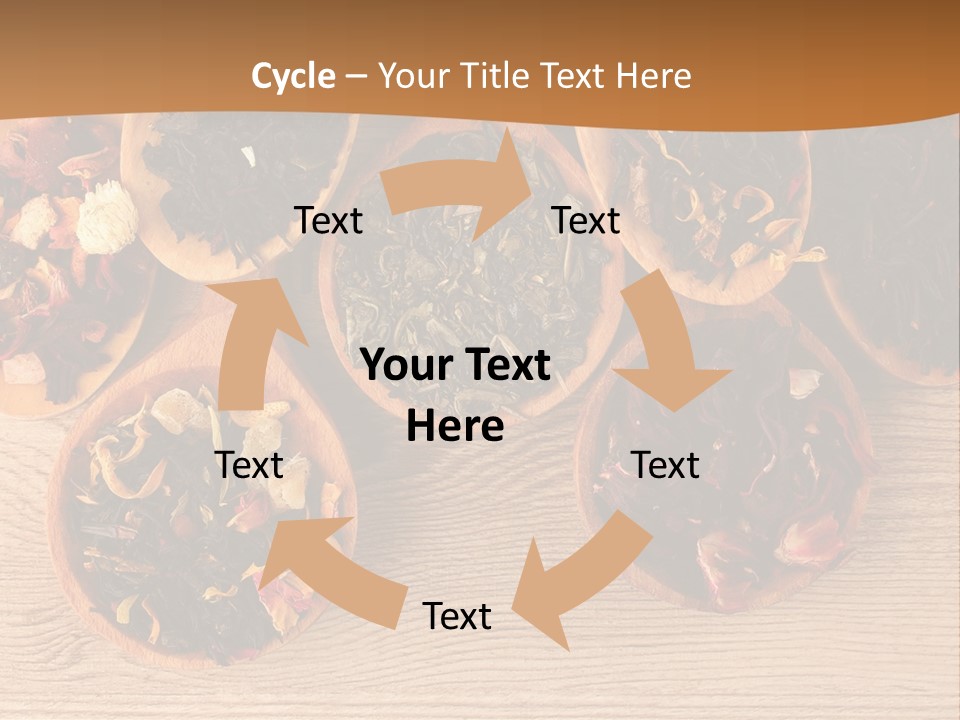 Ceylon Background Leaf PowerPoint Template