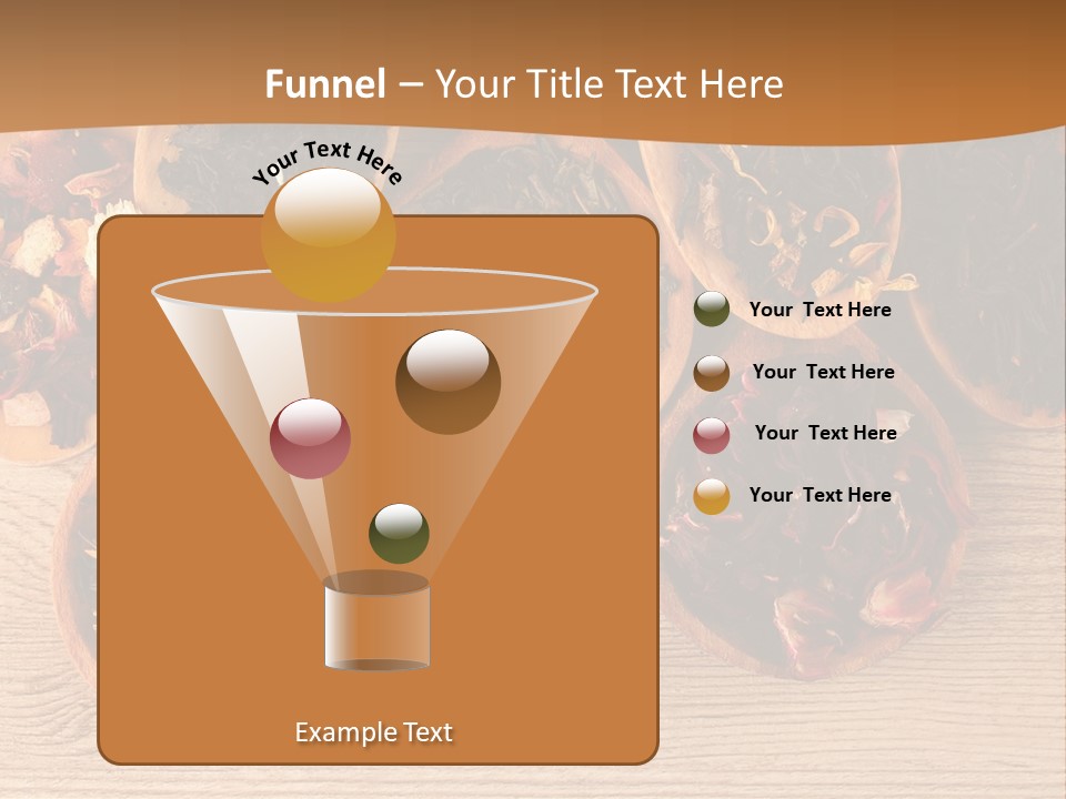 Ceylon Background Leaf PowerPoint Template