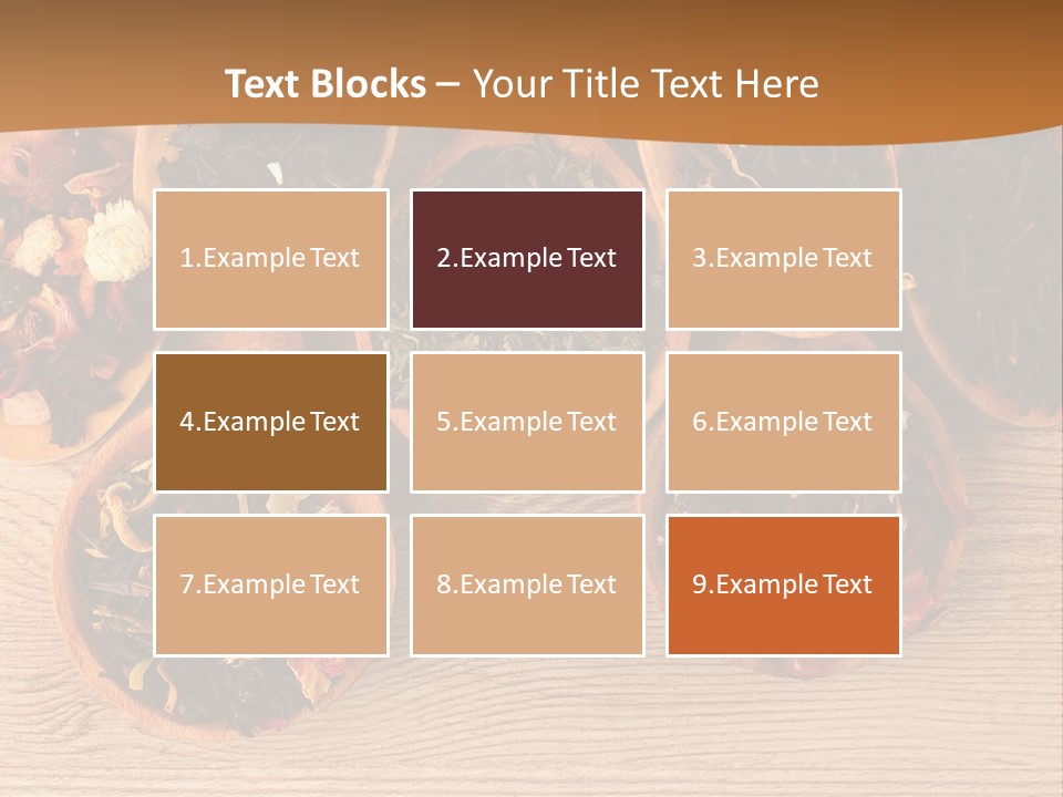 Ceylon Background Leaf PowerPoint Template