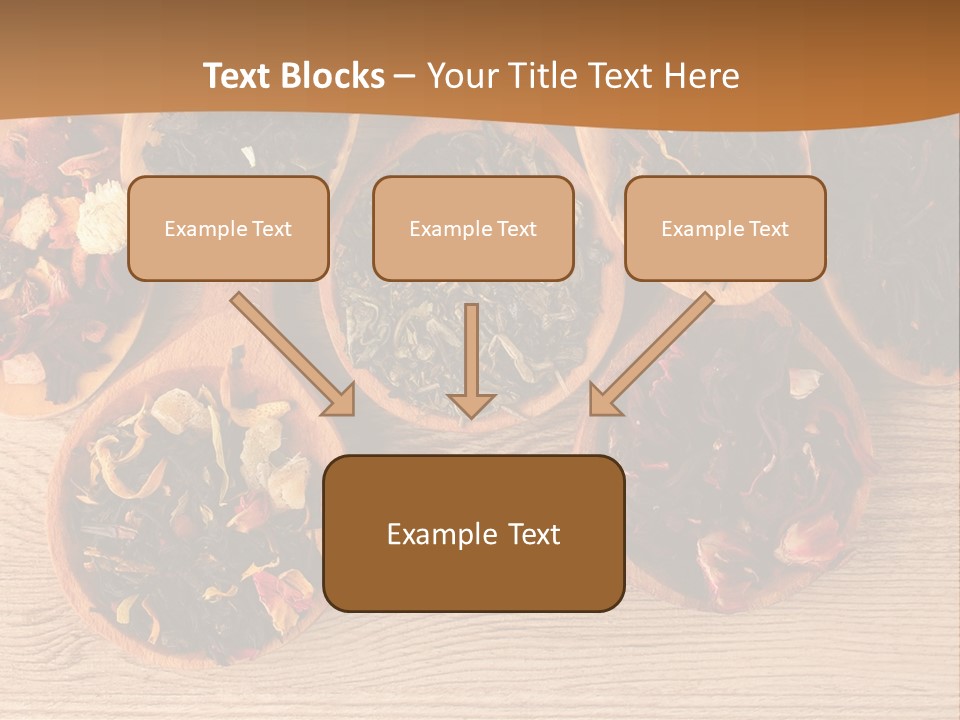 Ceylon Background Leaf PowerPoint Template