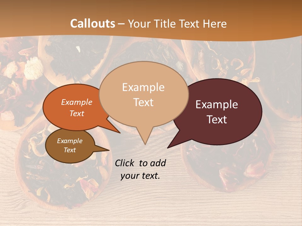 Ceylon Background Leaf PowerPoint Template