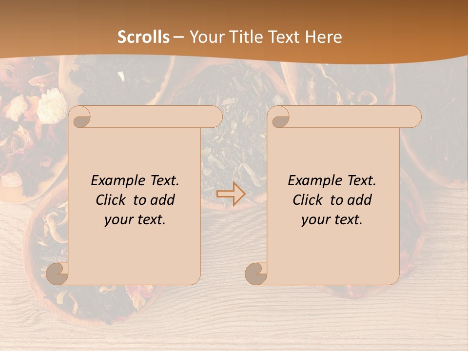 Ceylon Background Leaf PowerPoint Template