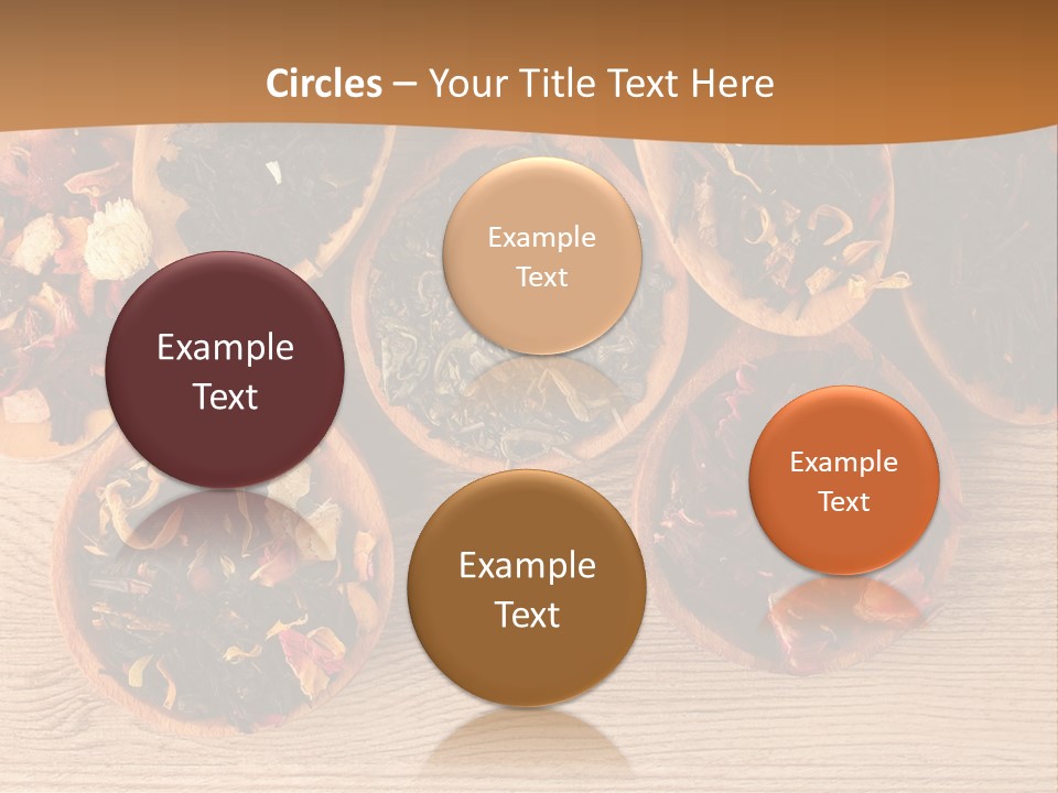 Ceylon Background Leaf PowerPoint Template