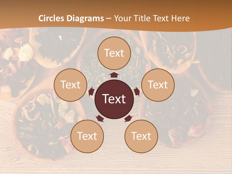 Ceylon Background Leaf PowerPoint Template