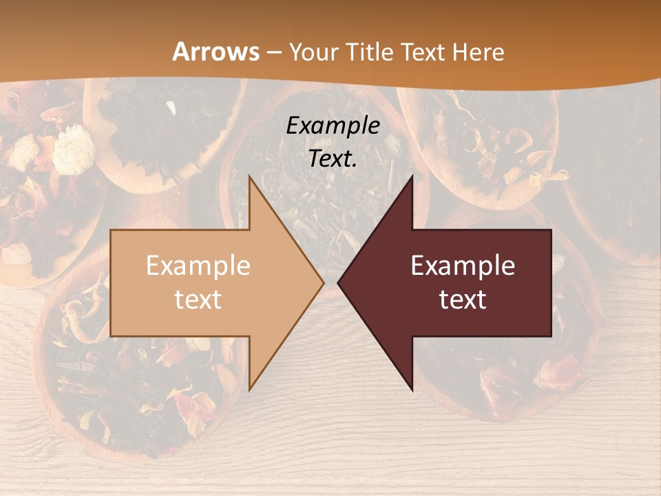 Ceylon Background Leaf PowerPoint Template