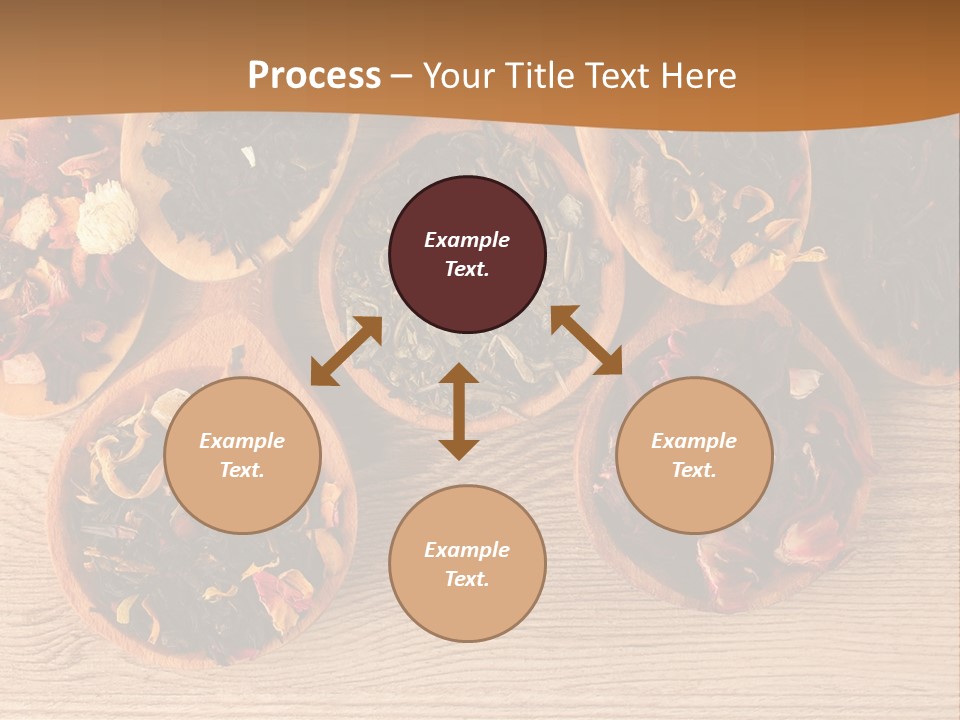 Ceylon Background Leaf PowerPoint Template