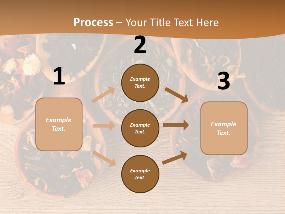 Ceylon Background Leaf PowerPoint Template