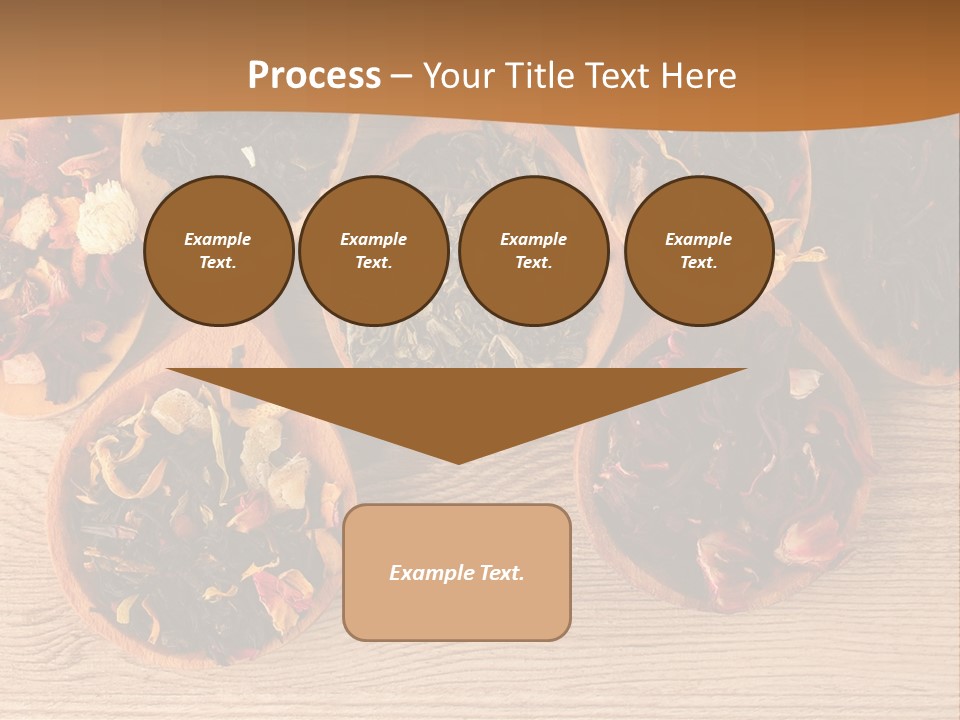 Ceylon Background Leaf PowerPoint Template