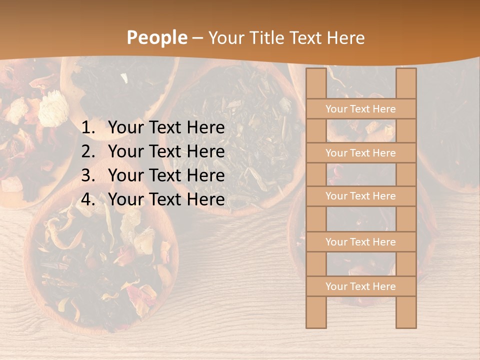 Ceylon Background Leaf PowerPoint Template