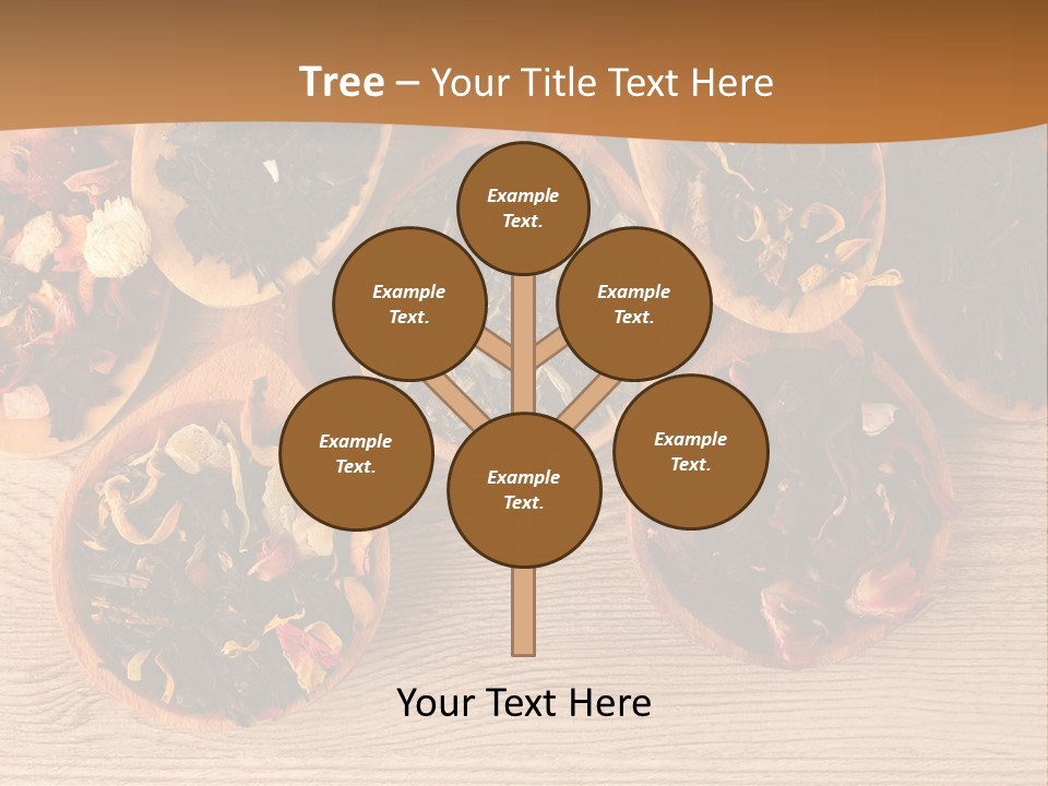 Ceylon Background Leaf PowerPoint Template