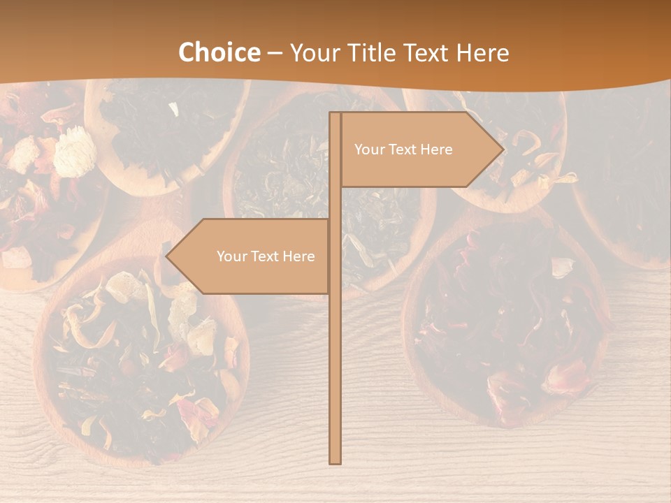 Ceylon Background Leaf PowerPoint Template