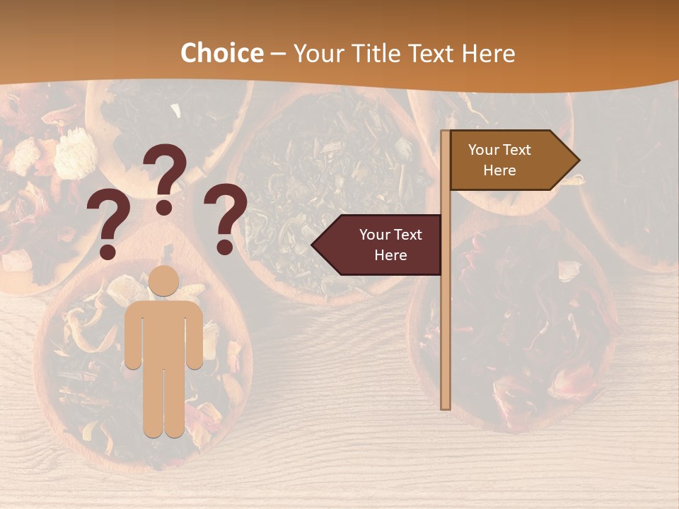 Ceylon Background Leaf PowerPoint Template