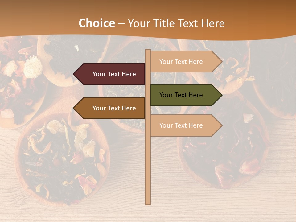 Ceylon Background Leaf PowerPoint Template