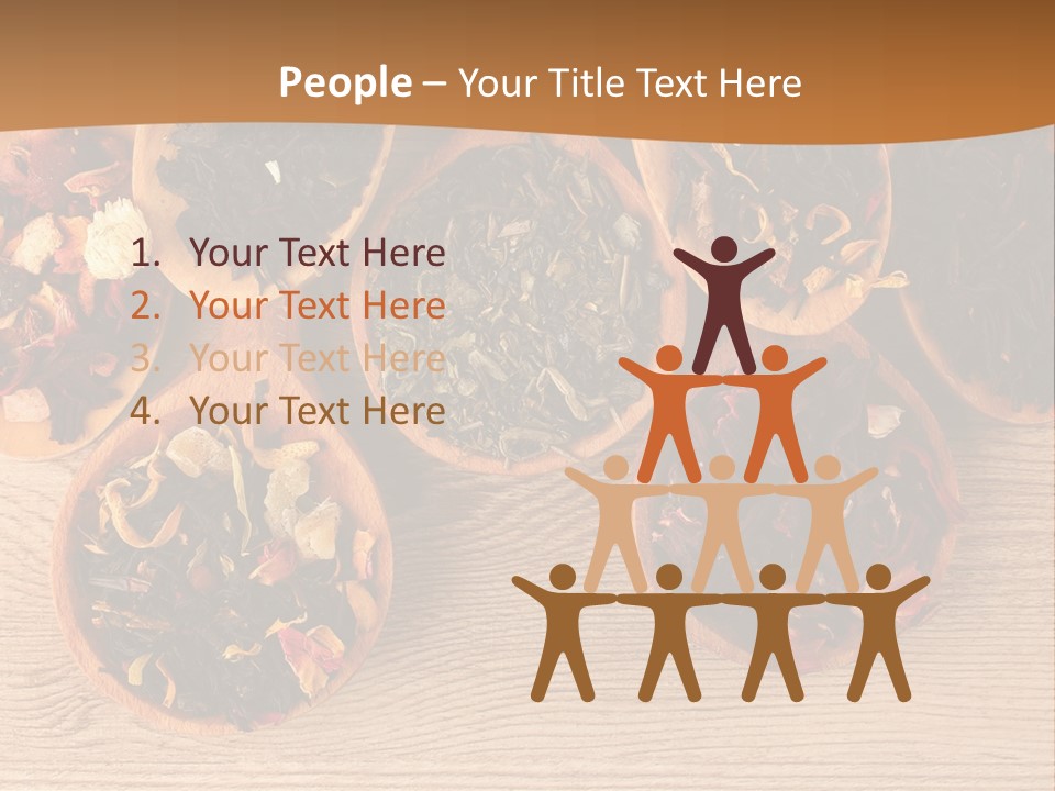 Ceylon Background Leaf PowerPoint Template