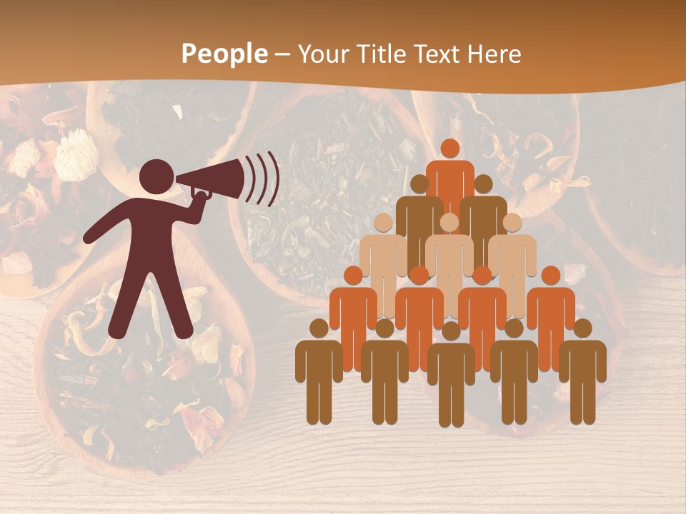 Ceylon Background Leaf PowerPoint Template