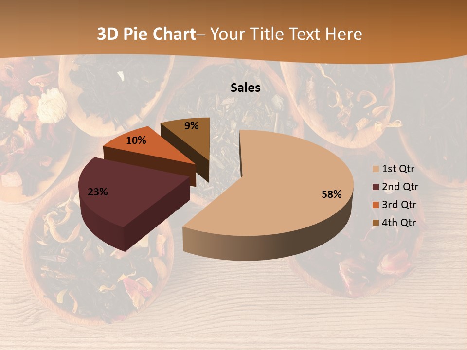 Ceylon Background Leaf PowerPoint Template