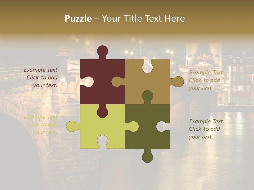 Old Beautiful Reflection PowerPoint Template