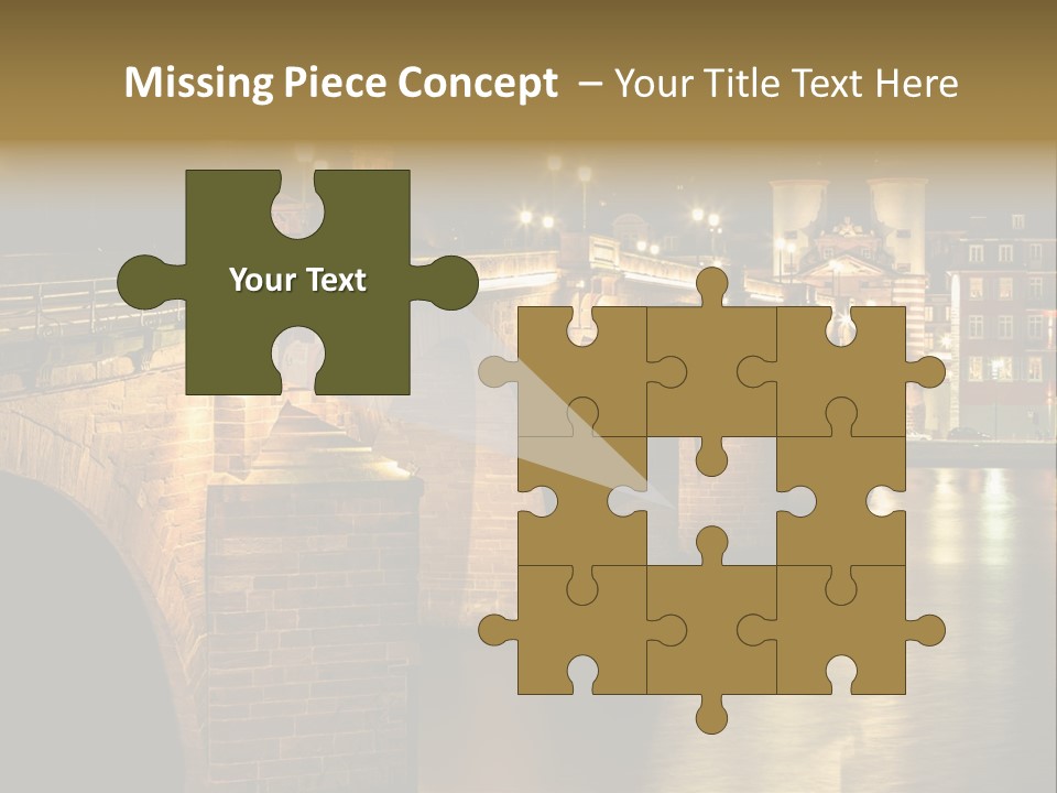 Old Beautiful Reflection PowerPoint Template
