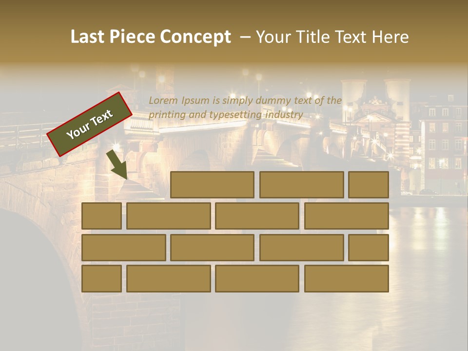 Old Beautiful Reflection PowerPoint Template