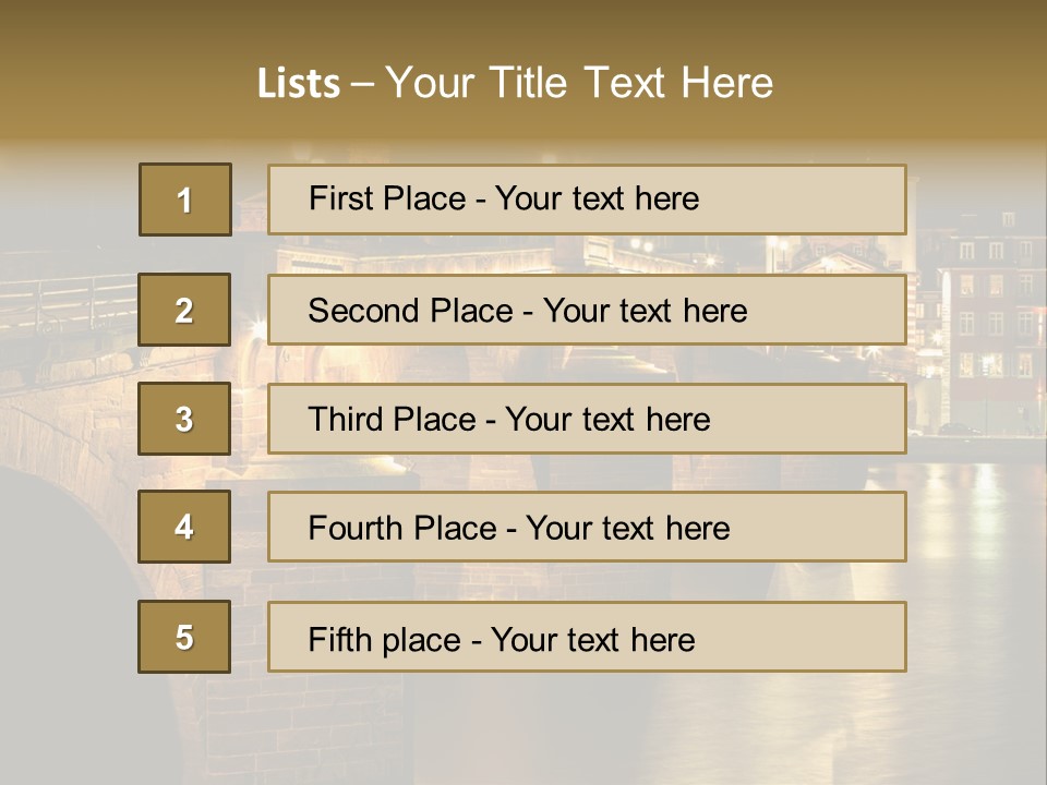 Old Beautiful Reflection PowerPoint Template