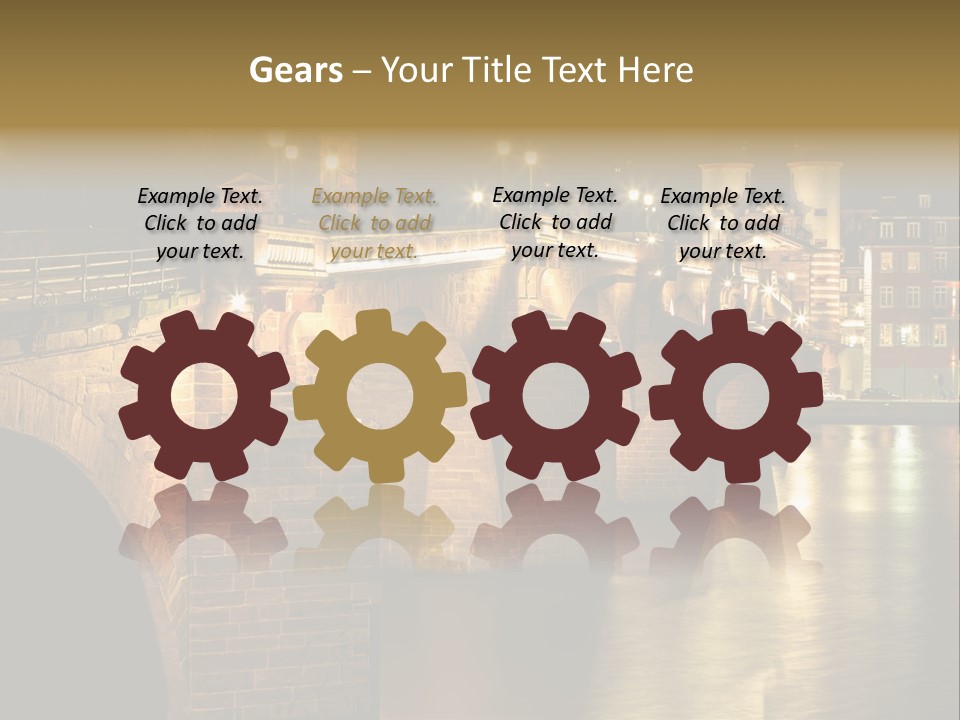 Old Beautiful Reflection PowerPoint Template